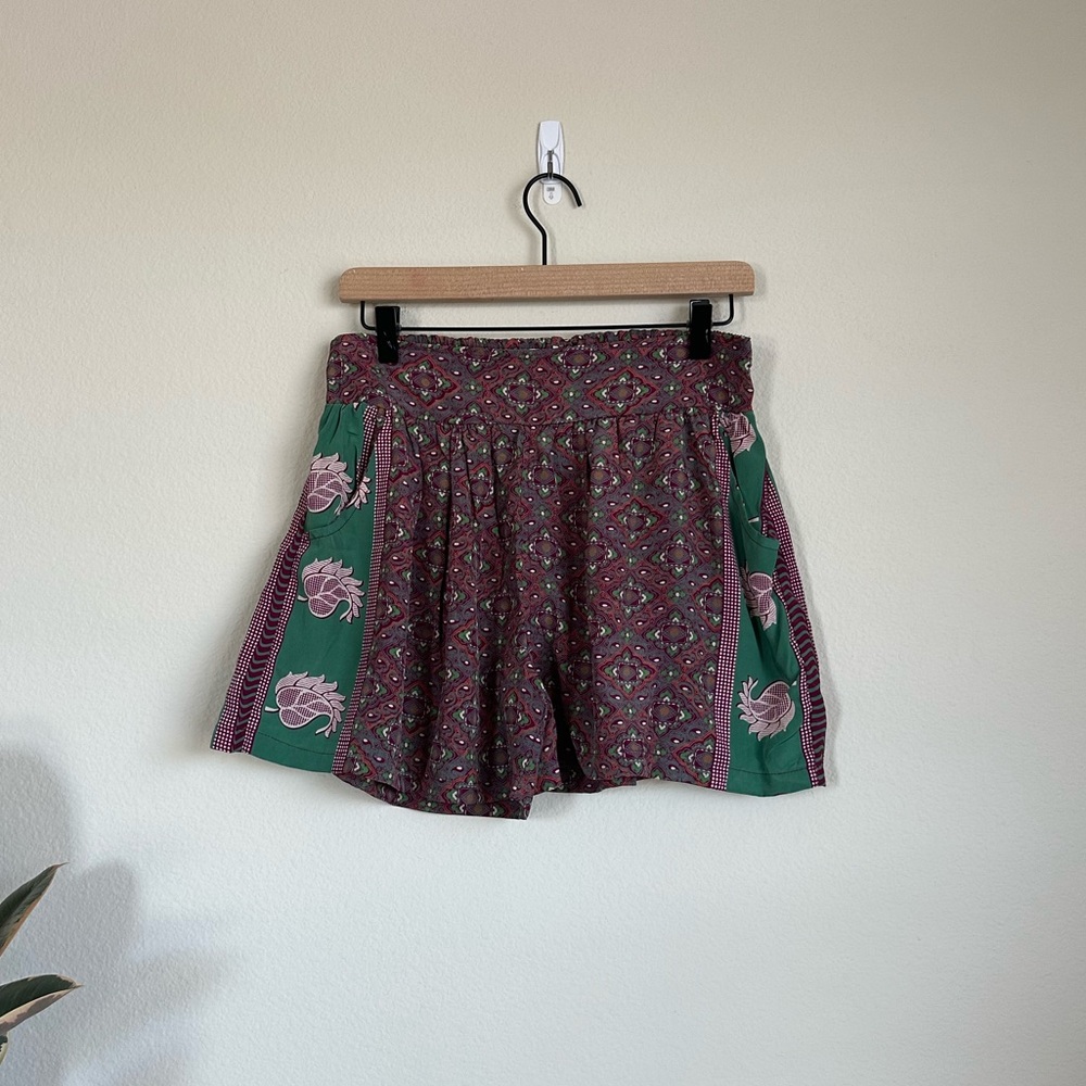 Zen Ethic Flounce Printed Shorts